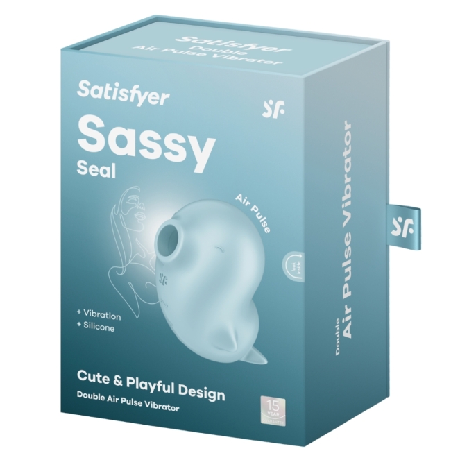 Satisfyer Sassy Seal Air Pulse Hava Dalgalı Silikon Titreşimli Vibratör