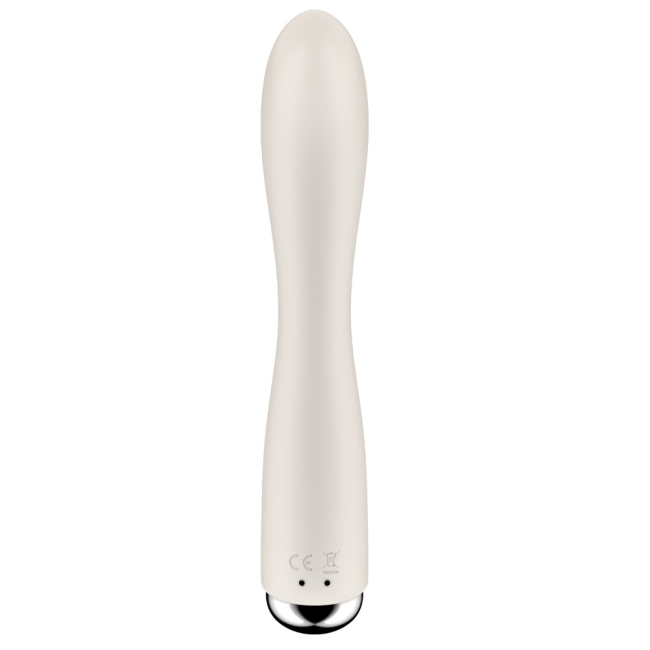 Satisfyer Spinning Döner Başlıklı Rabbit Vibratör Bej