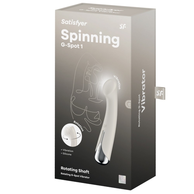 Satisfyer Spinning G-Spot 1 Döner Başlık Vibratör Bej