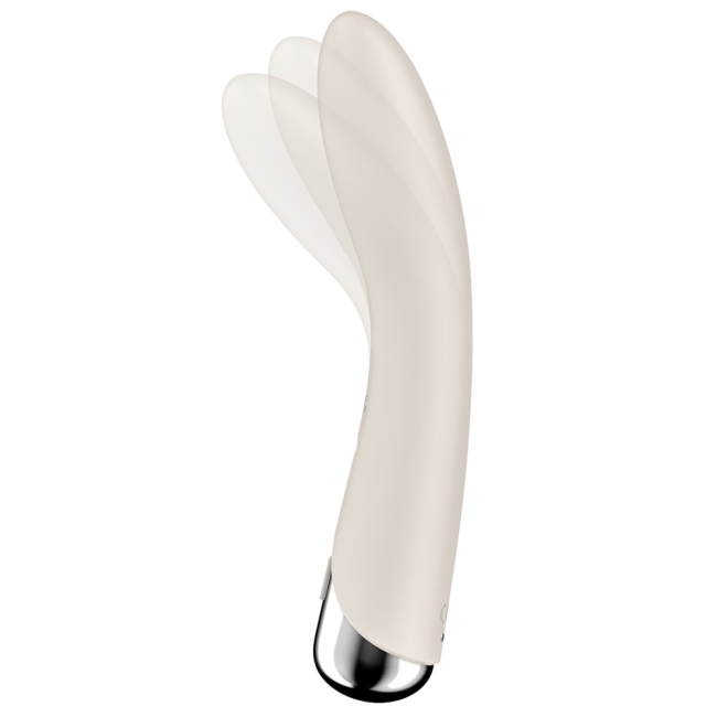 Satisfyer Spinning Vibe Oynar Başlı Uyarıcı Vibratör Bej