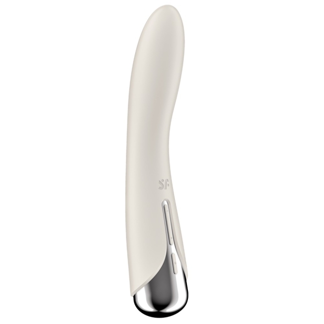 Satisfyer Spinning Vibe Oynar Başlı Uyarıcı Vibratör Bej