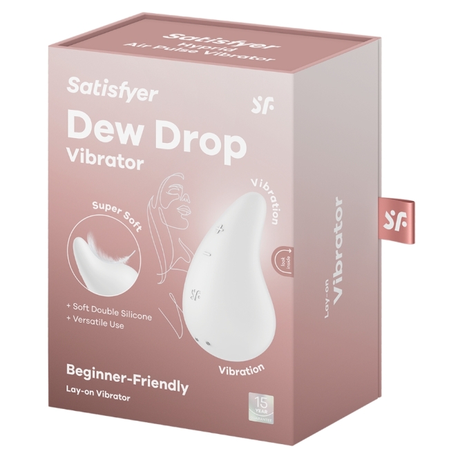 Satisfyer Super Soft Dew Drop Beyaz Mini Vibrator