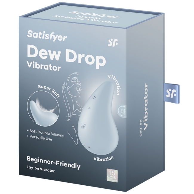 Satisfyer Super Soft Dew Drop Blue Vibrator