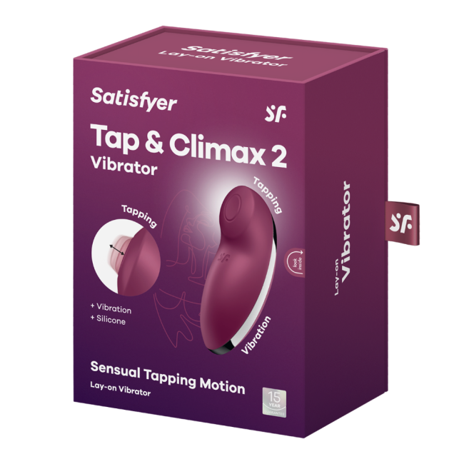 Satisfyer Tap&Climax 2 Kırmızı Dokunma ve Titreşimli Vibrator