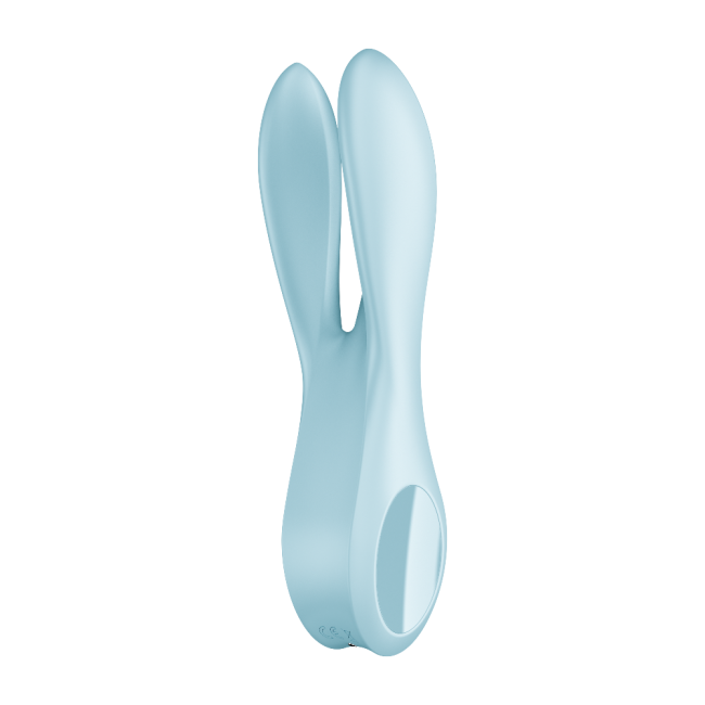 Satisfyer Threesome 1 Light Blue 3 Motorlu Esnek Güçlü titreşimli Vibratör 