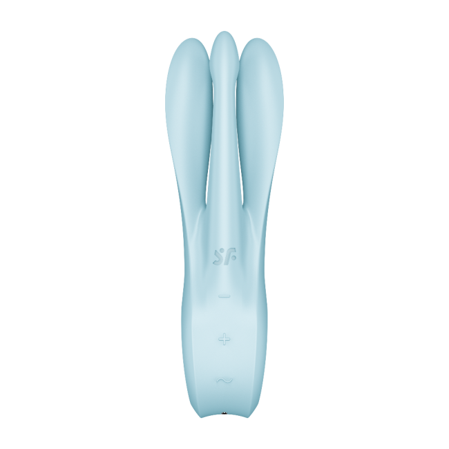 Satisfyer Threesome 1 Light Blue 3 Motorlu Esnek Güçlü titreşimli Vibratör 