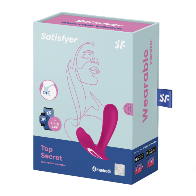 Satisfyer Top Secret Connect App Telefon Kontrollü Giyilebilen Vibratör