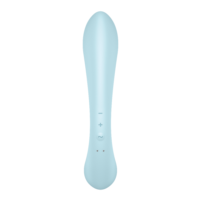 Satisfyer Triple Oh Light Blue 3 Güçlü Motorlu Titreşimli G-Spot Rabbit Vibratör 