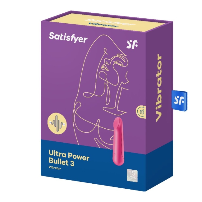 Satisfyer Ultra Power 3 - 12 Modlu Titreşimli Şarjlı Pembe Mini Vibratör