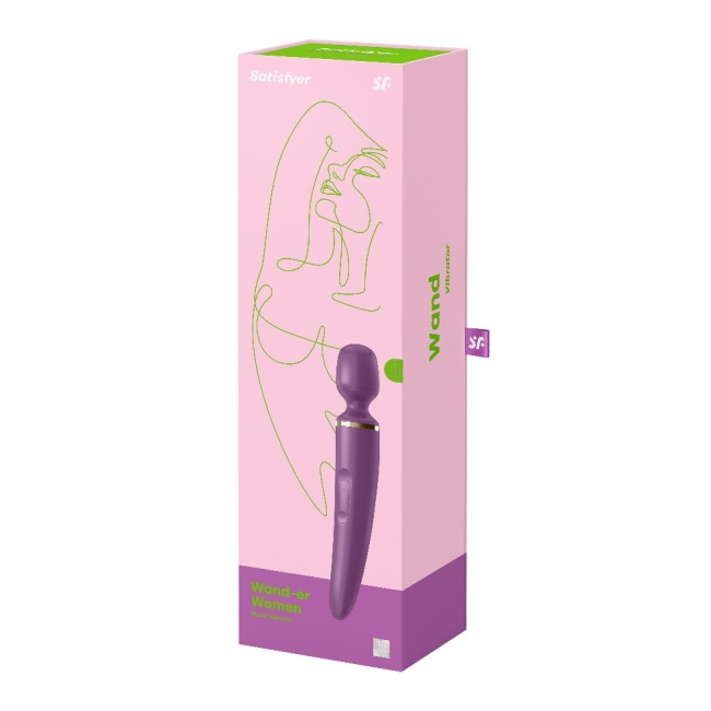 Satisfyer Wand-er Women Purple Büyük Boy Güçlü Masaj Aleti Vibratör