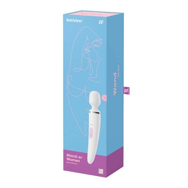 Satisfyer Wand-er Women White Büyük Boy Güçlü Masaj Aleti Vibratör