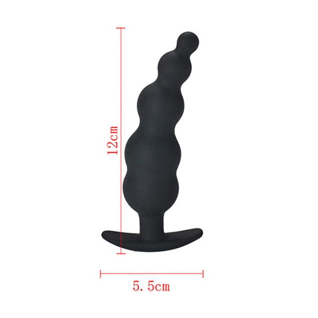 Silikon Boğumlu 12 Cm Anal Plug