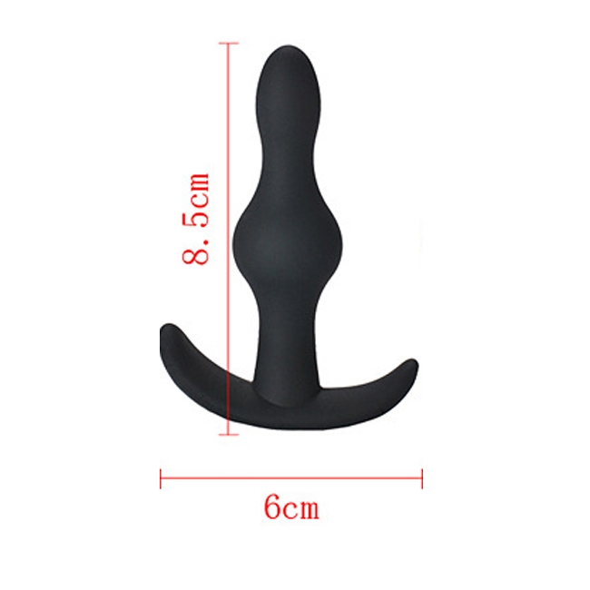 Silikon Boğumlu 8,5 Cm Anal Plug