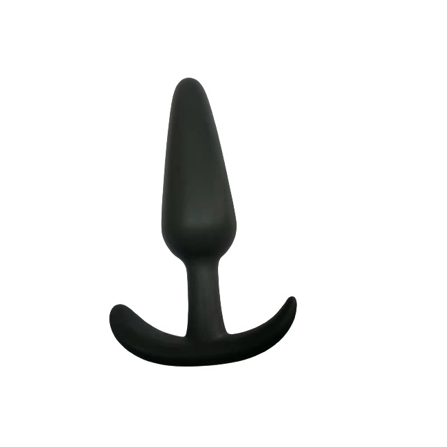 Silikon Kolay Tutulabilir 8 Cm Siyah Anal Plug