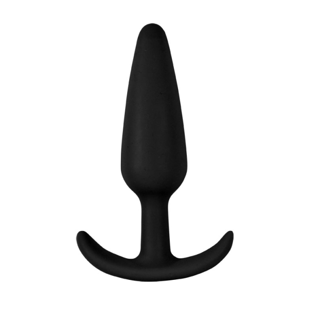 Silikon Kolay Tutulabilir 10 Cm Siyah Anal Plug