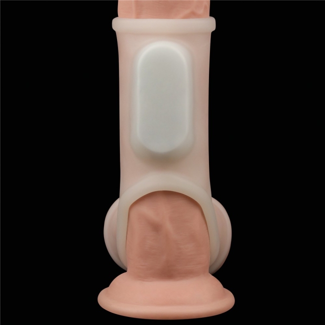 Silk Knights Ring Titreşimli Testis ve Yarım Penis Kılıfı