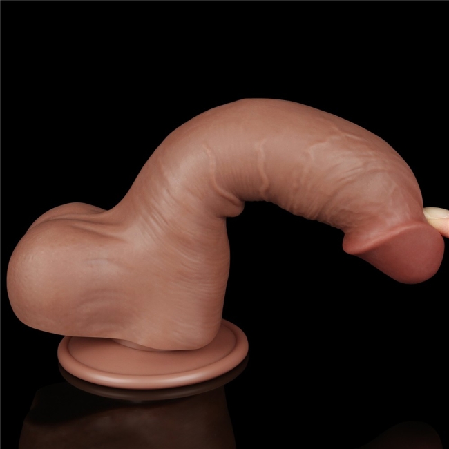 Sliding Hareketli Dış Yüzey Özel 20 Cm Ultra Gerçekci Realistik Penis