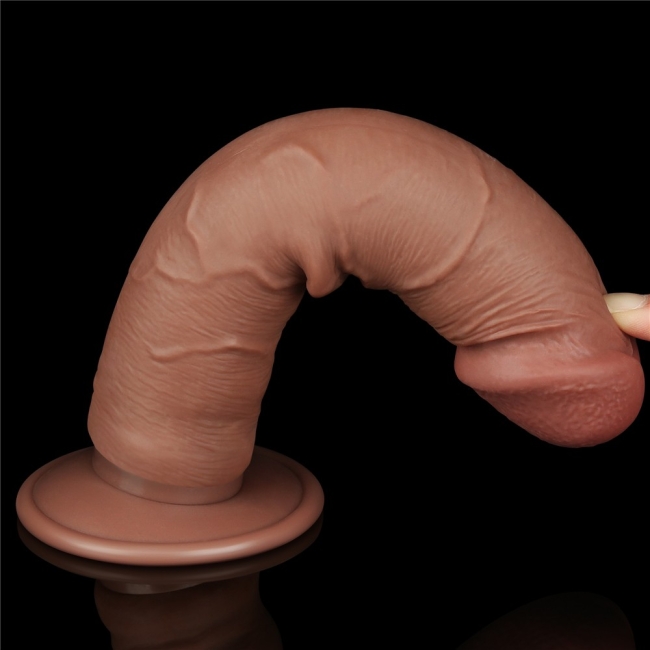 Sliding Hareketli Dış Yüzey Özel 20 Cm Ultra Gerçekci Realistik Penis