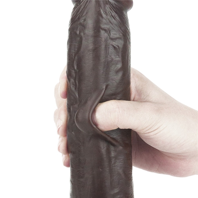 Sliding Hareketli Dış Yüzey Özel Seri Ultra Yumuşak 24 Cm Realistik Penis