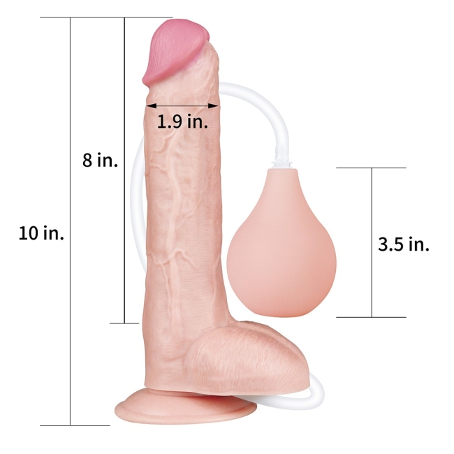 Squirt Extreme 25 Cm Sıvı Atabilen Dildo