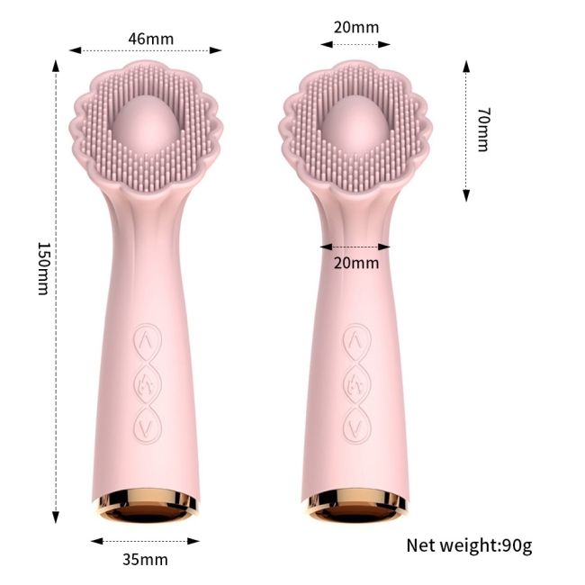Trumpet Isınabilen Titreşimli Şarjlı Klitoris ve Masaj Vibratörü