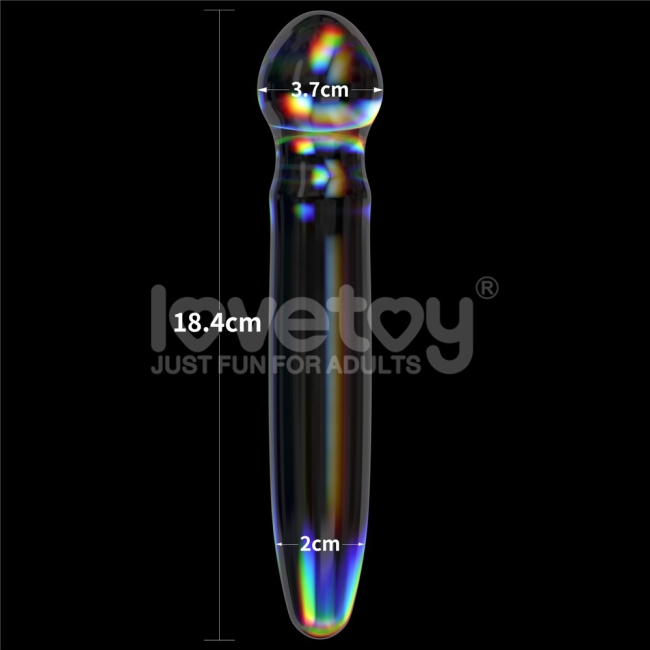 Twilight Gleam Glass Prizma ParıltılıCam Dildo