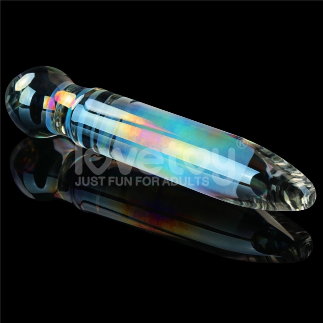 Twilight Gleam Glass Prizma ParıltılıCam Dildo