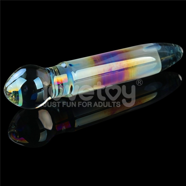 Twilight Gleam Glass Prizma ParıltılıCam Dildo