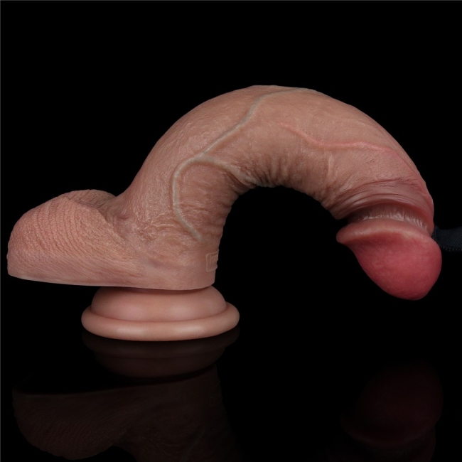 Ultra Özel Nature Cock Yumuşak Dokulu Çift Katmanlı 19 Cm Realistik Kemerli Penis