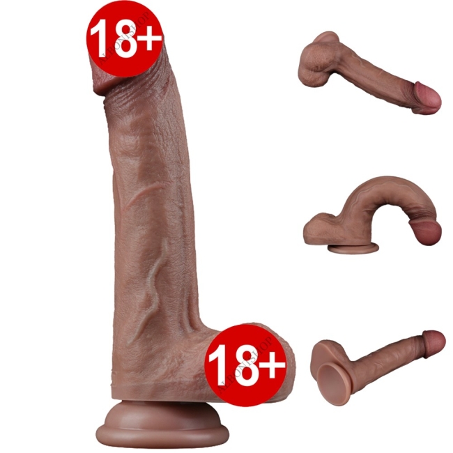 Ultra Özel Nature Cock Yumuşak Dokulu Çift Katmanlı 22 Cm Realistik Penis