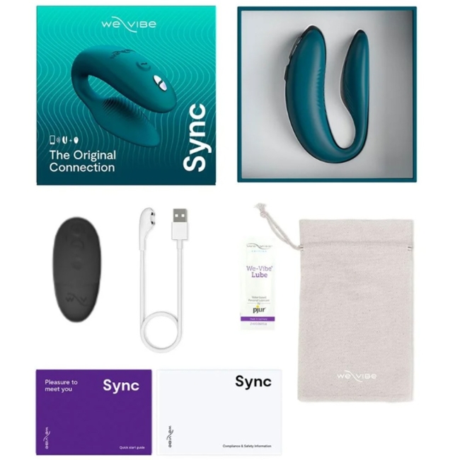 We-Vibe Sync 2 Velvet Green App Kontrollü Couple Vibratör