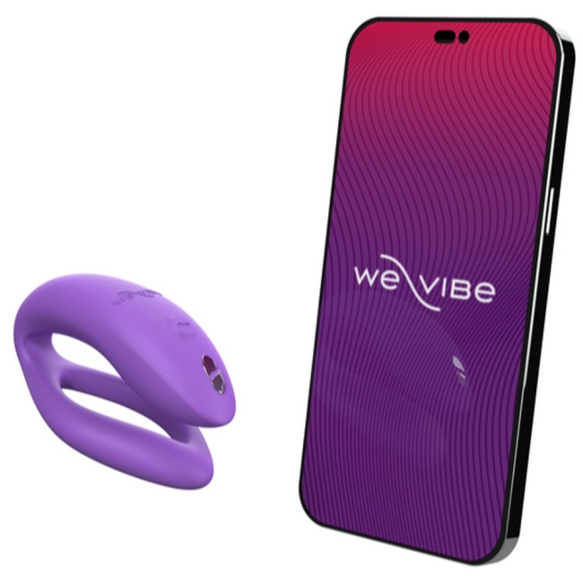 We Vibe Sync O Light Purple App Kontrollü Giyilebilir Çiftlere Özel Vibratör