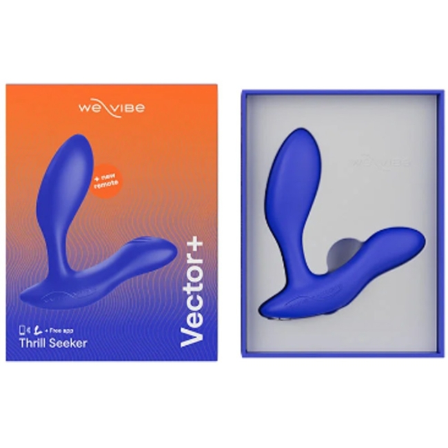 We-Vibe Vector+ Royal Blue App Kontrollü Titreşimli Prostat Masaj Vibratörü