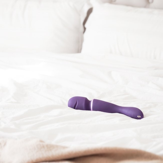 We-Vibe Wand Akıllı Telefon Kontrol Ultra Güçlü Masaj Vibratör (Kutusuz Sıfır Ürün)