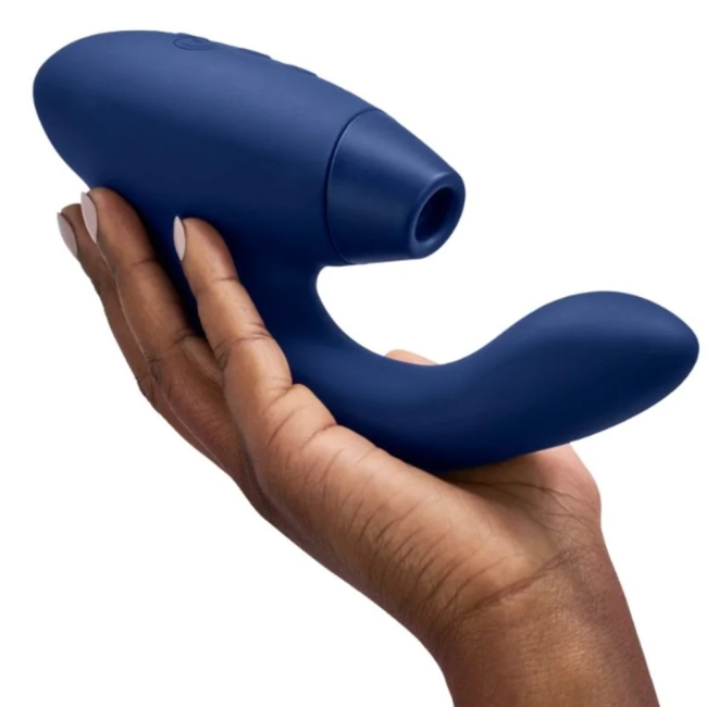 Womanizer Duo 2 Blue Air klitoral Stimülatör ve Güçlü G-Spot Vibratörü