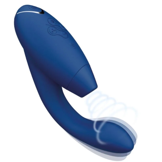 Womanizer Duo 2 Blue Air klitoral Stimülatör ve Güçlü G-Spot Vibratörü