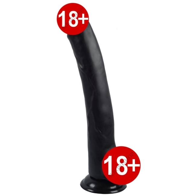 Haydens Cock Gerçekçi Yumuşak Dokulu 31 Cm Dev Siyah Realistik Dildo 