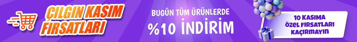 Tüm Ürünlerde Sepette Ek %10 İndirim Fırsatı