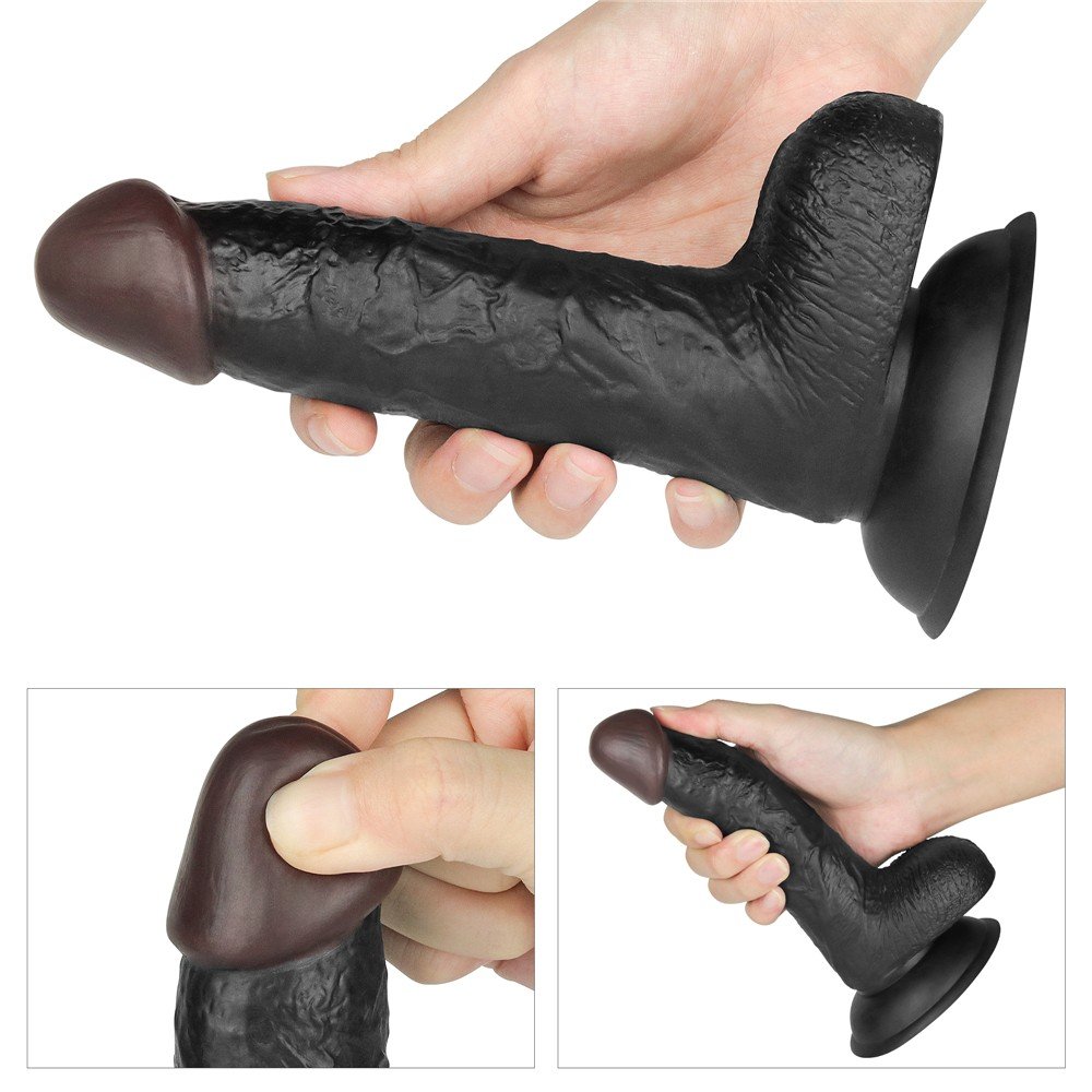 Ingen Easy Strap On 18 Cm Siyah Belden Bağlamalı Titreşimli Realistik Penis