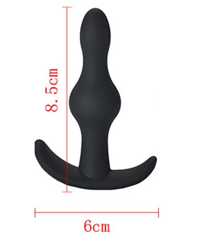 Silikon Boğumlu 8,5 Cm Anal Plug