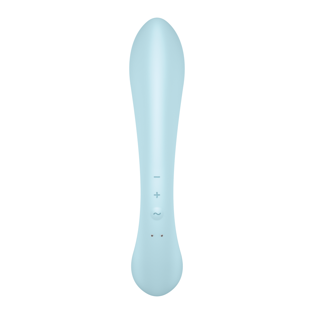 Satisfyer Triple Oh Light Blue 3 Güçlü Motorlu Titreşimli G-Spot Rabbit Vibratör 