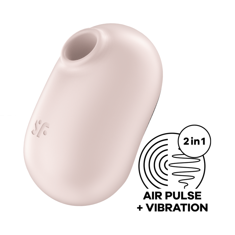 Satisfyer Pro To Go 2 beige 2 Motorlu Emişli&Titreşimli Vibratör 