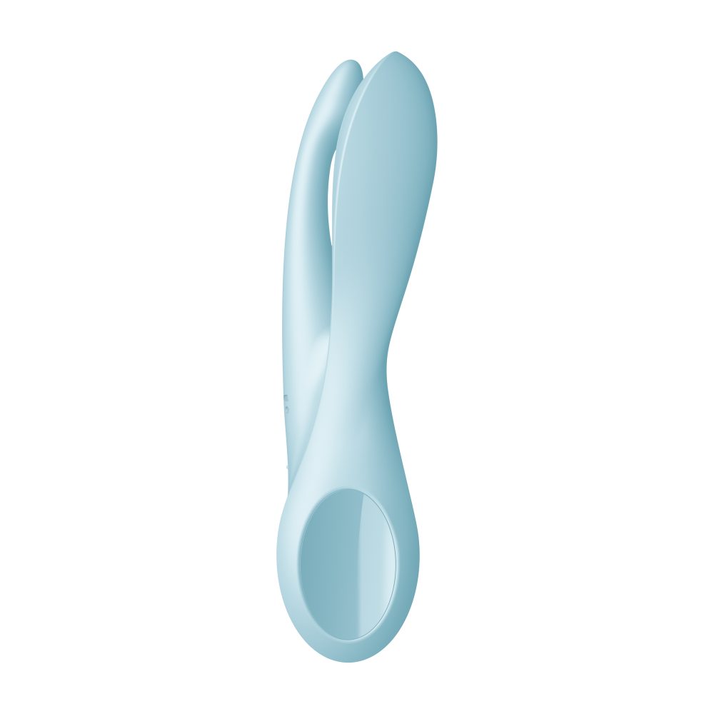 Satisfyer Threesome 1 Light Blue 3 Motorlu Esnek Güçlü titreşimli Vibratör 