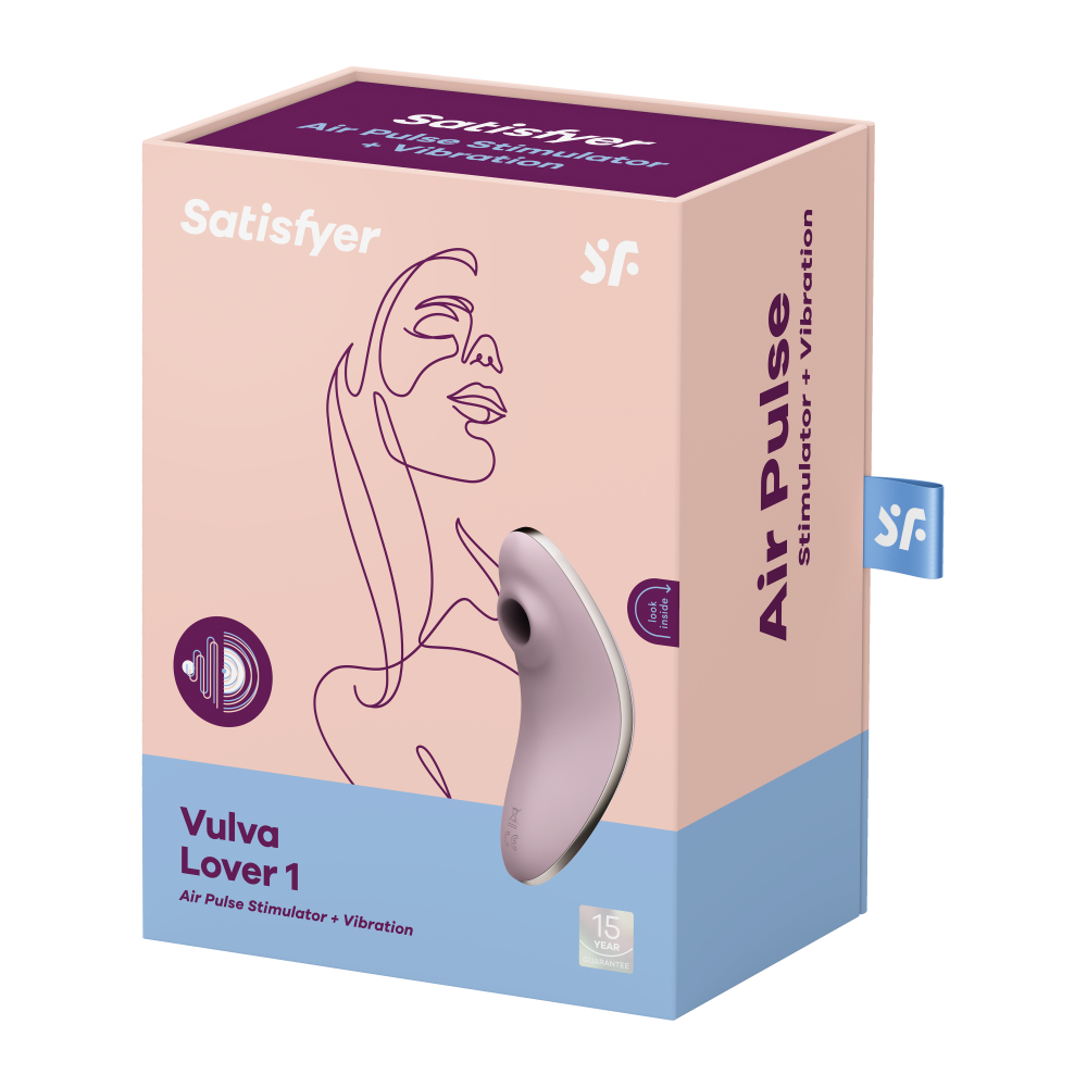 Satisfyer Vulva Lover 1 Violet 2 Motorlu Güçlü Titreşimli&Emişli Vibratör