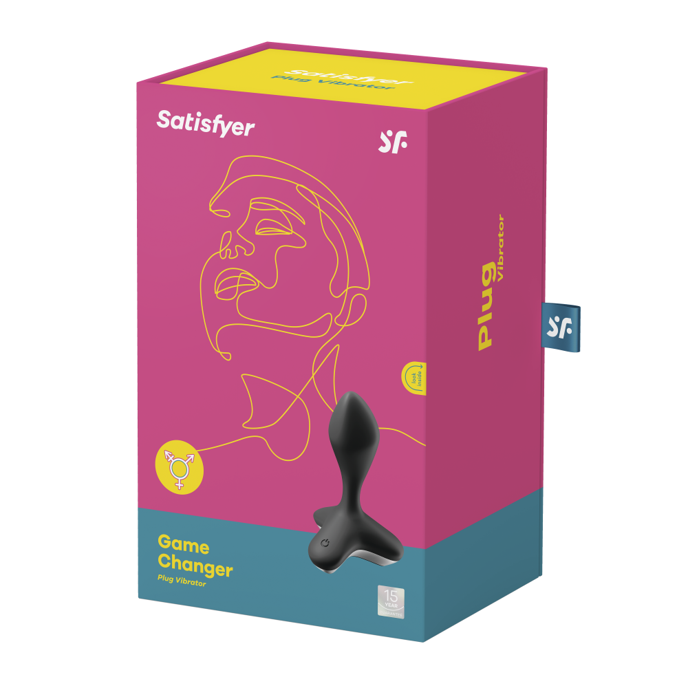 Satisfyer Game Changer Black Ultra Güçlü Ve Esnek Titreşimli Anal Plug Vibratör