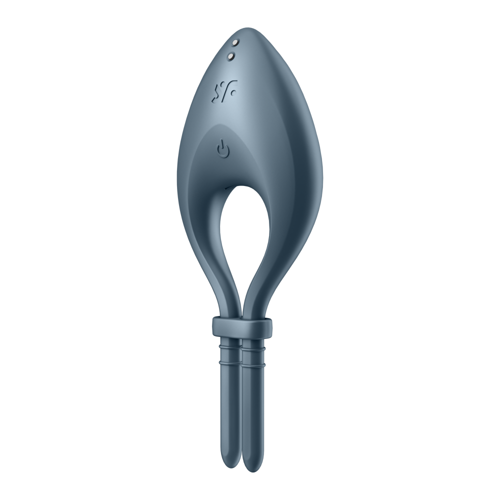 Satisfyer Bullseye Connect Dark Blue App Kontrollü Ayarlanabilir Titreşimli Penis Halkası