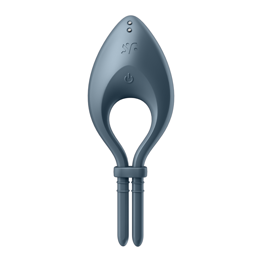 Satisfyer Bullseye Connect Dark Blue App Kontrollü Ayarlanabilir Titreşimli Penis Halkası