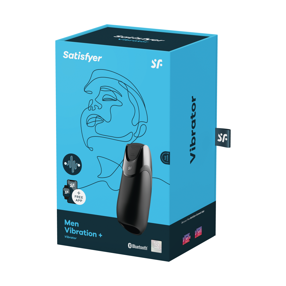 Satisfyer Men Vibration+ Telefon Kontrollü Titreşimli Süper Mastürbatör