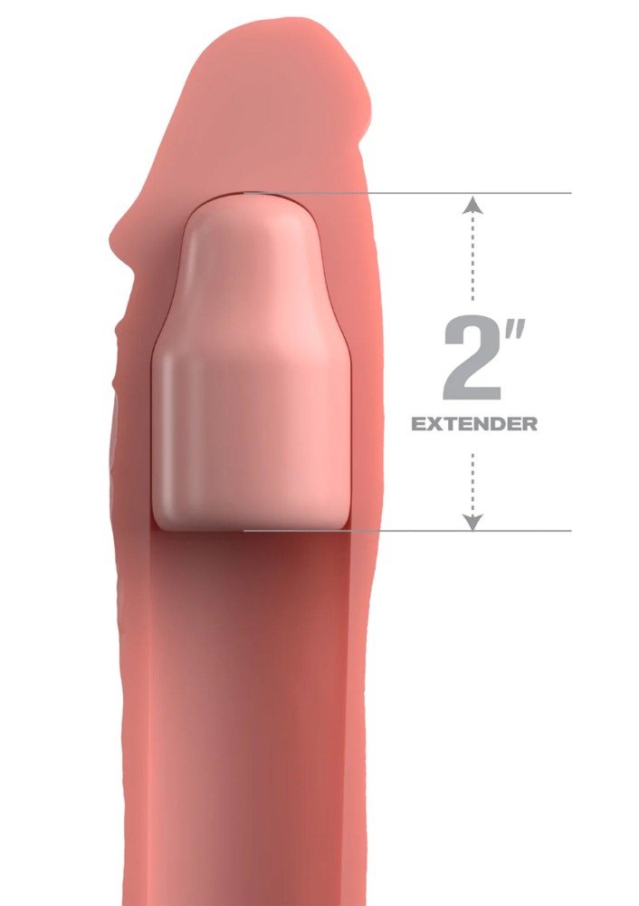 Fantasy Extension Elite 20 Cm Testis Halkalı 7.1 Cm Uzatmalı Penis Kılıfı