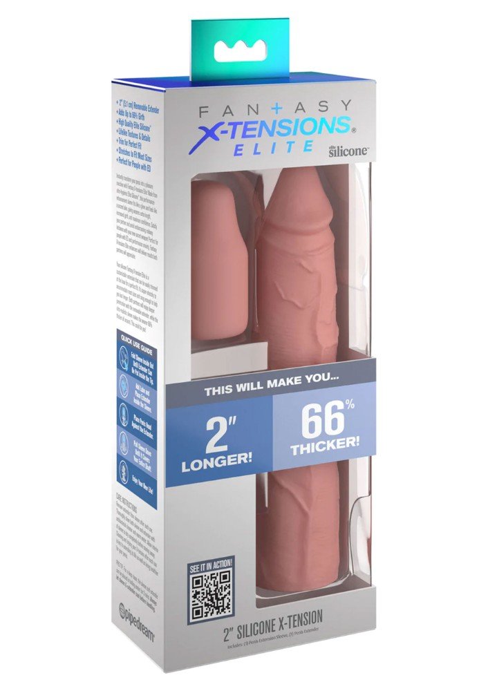 Fantasy Extension Elite 20 Cm Skin 7 Cm Uzatmalı Penis Kılıfı 